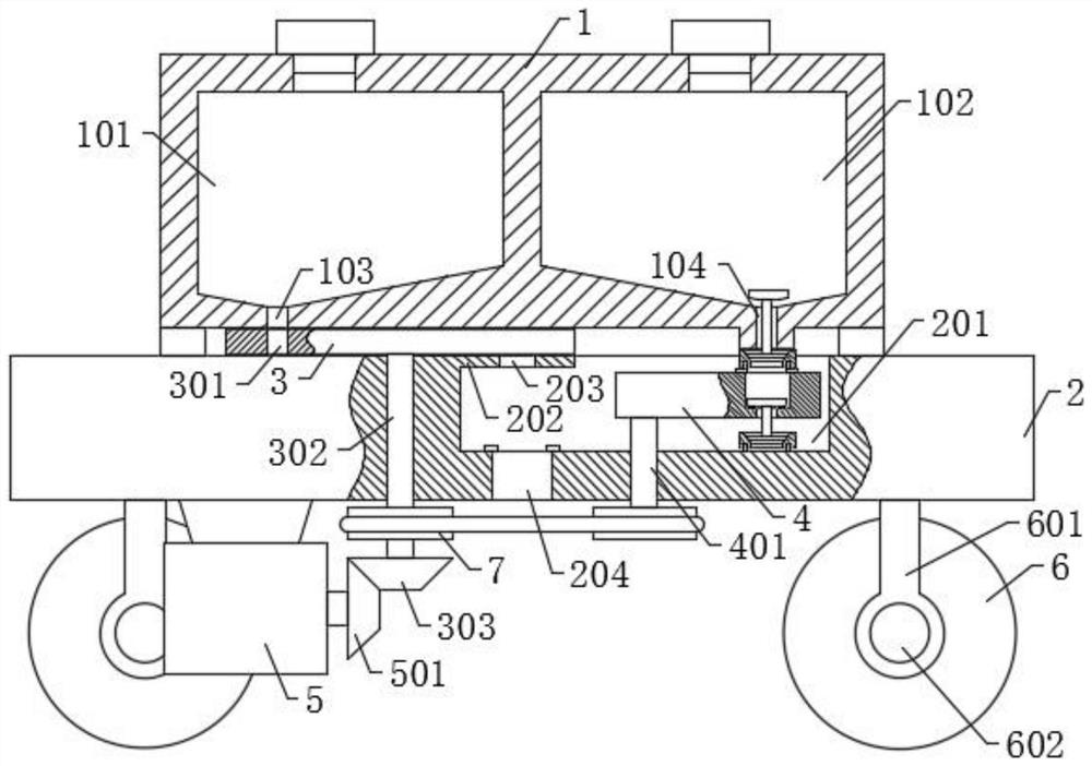 A planting device for vegetable planting