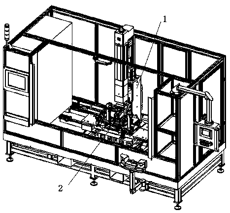 Cavity internal screw automatic press fitting equipment