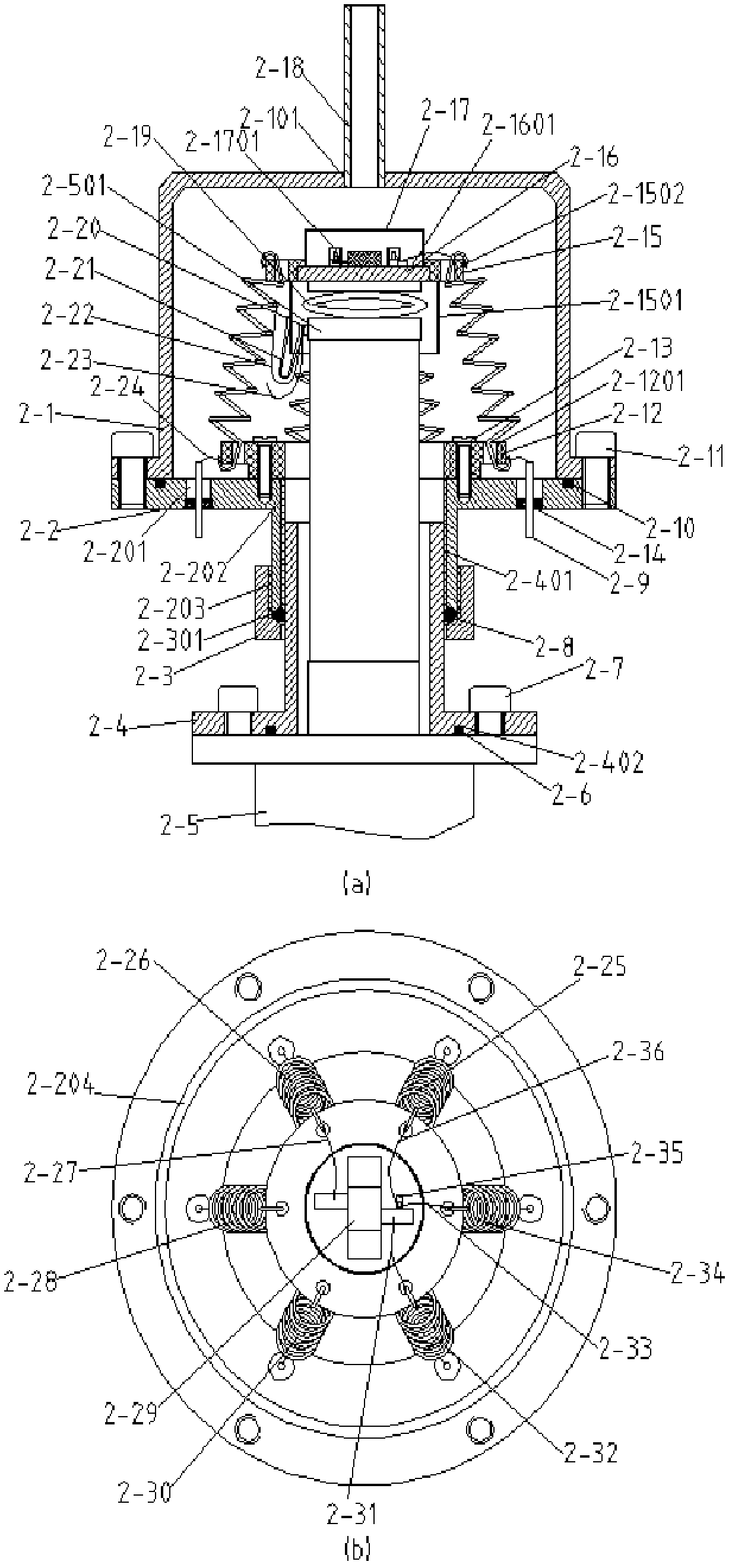 Heat load test method and device for split type dewar at different refrigeration temperatures