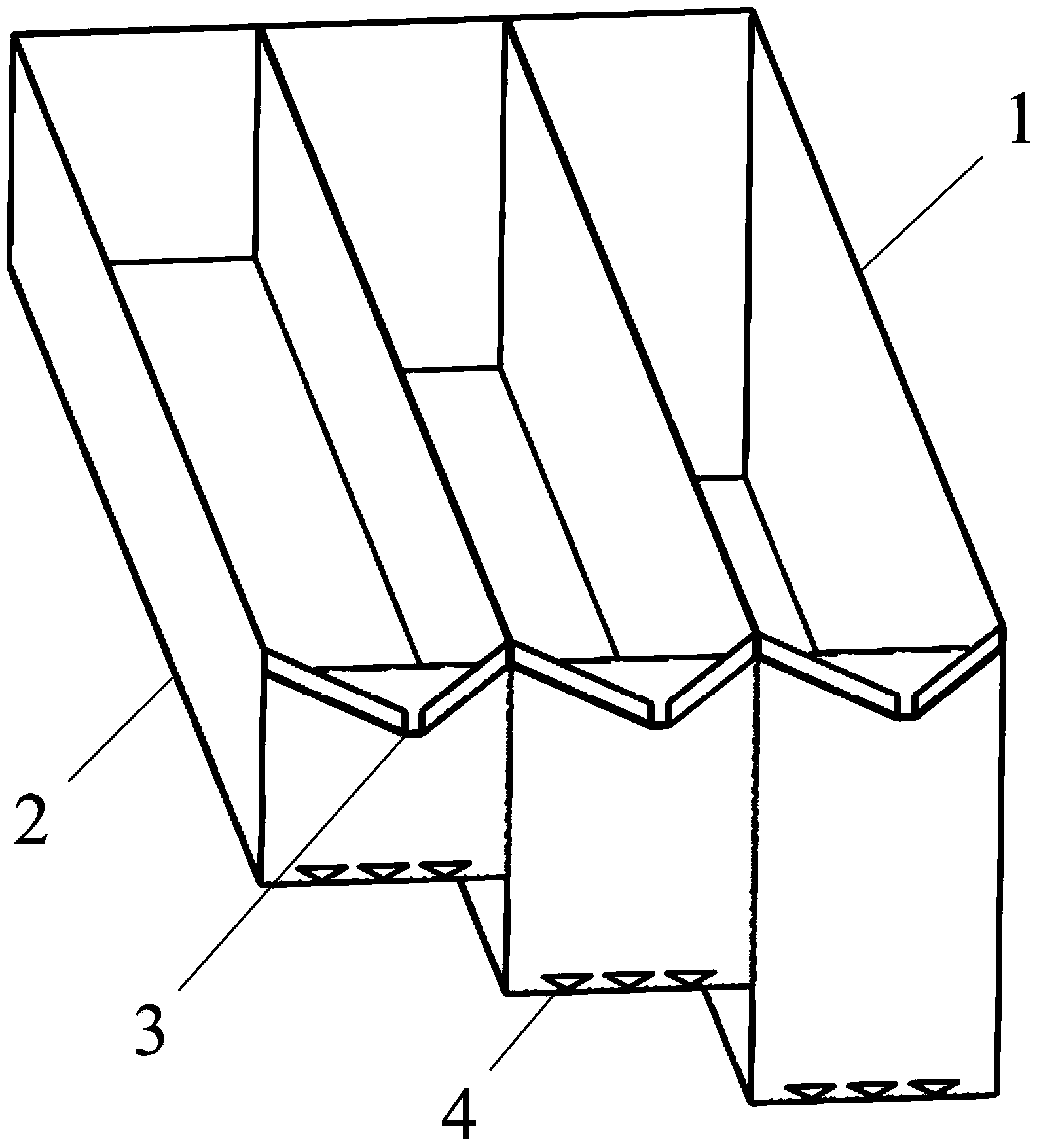 Device and method for monitoring runoffs and infiltration characteristics of slope change soil