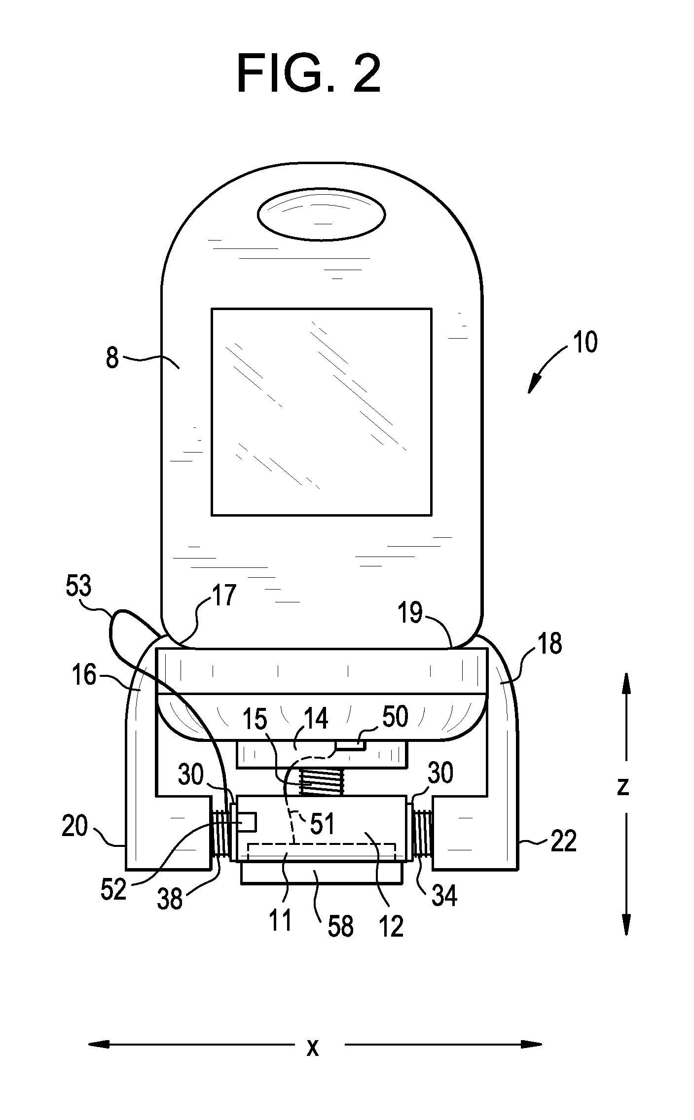 Security device for functional display, security, and charging of handheld electronic devices