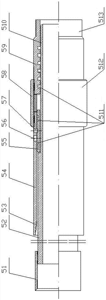 Three-layer separate injection string and three-layer separate injection method for oil well