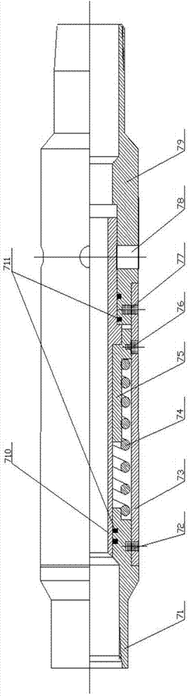 Three-layer separate injection string and three-layer separate injection method for oil well