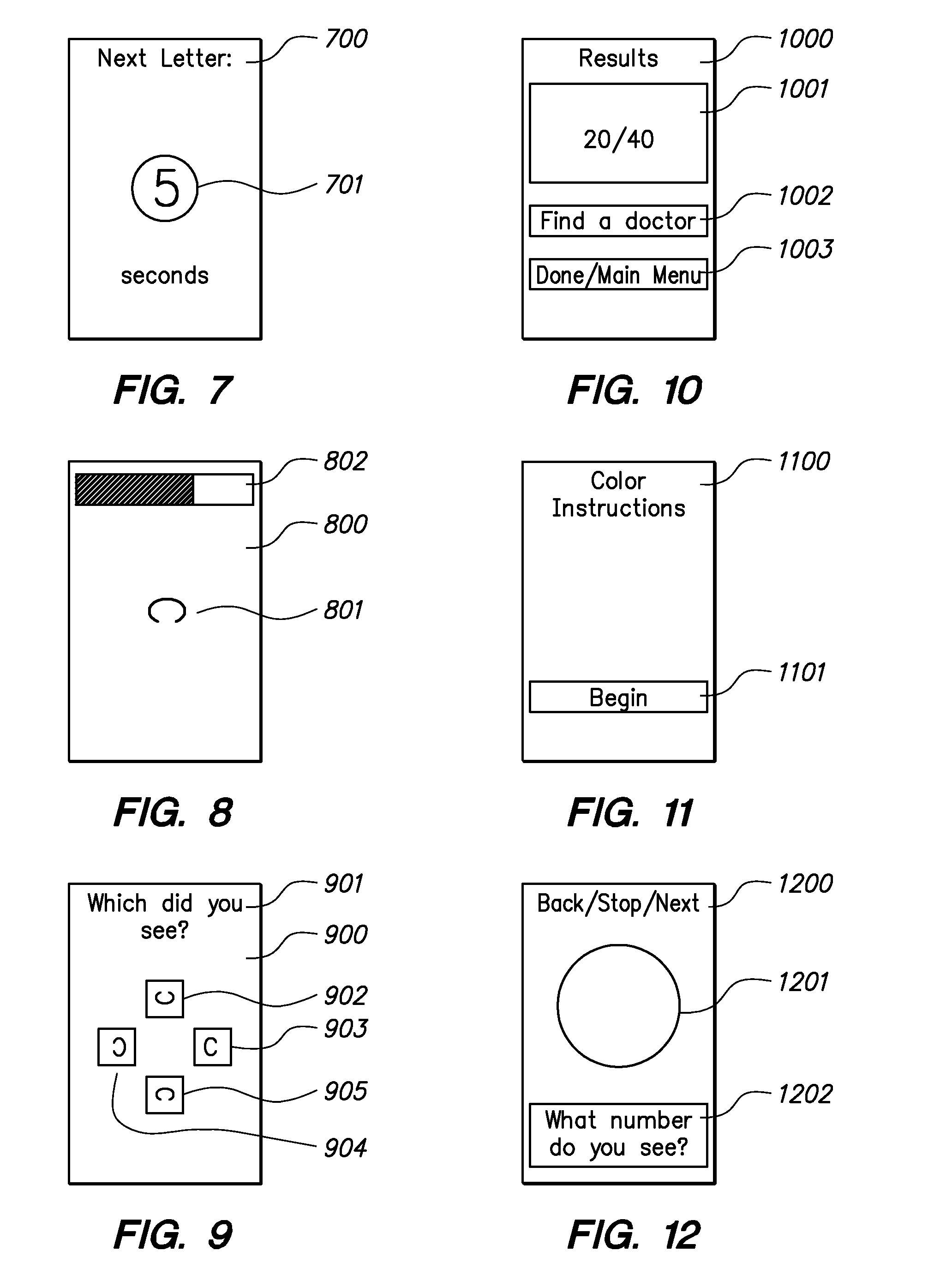 Method and System for Self-Administering a Visual Examination Using a Mobile Computing Device