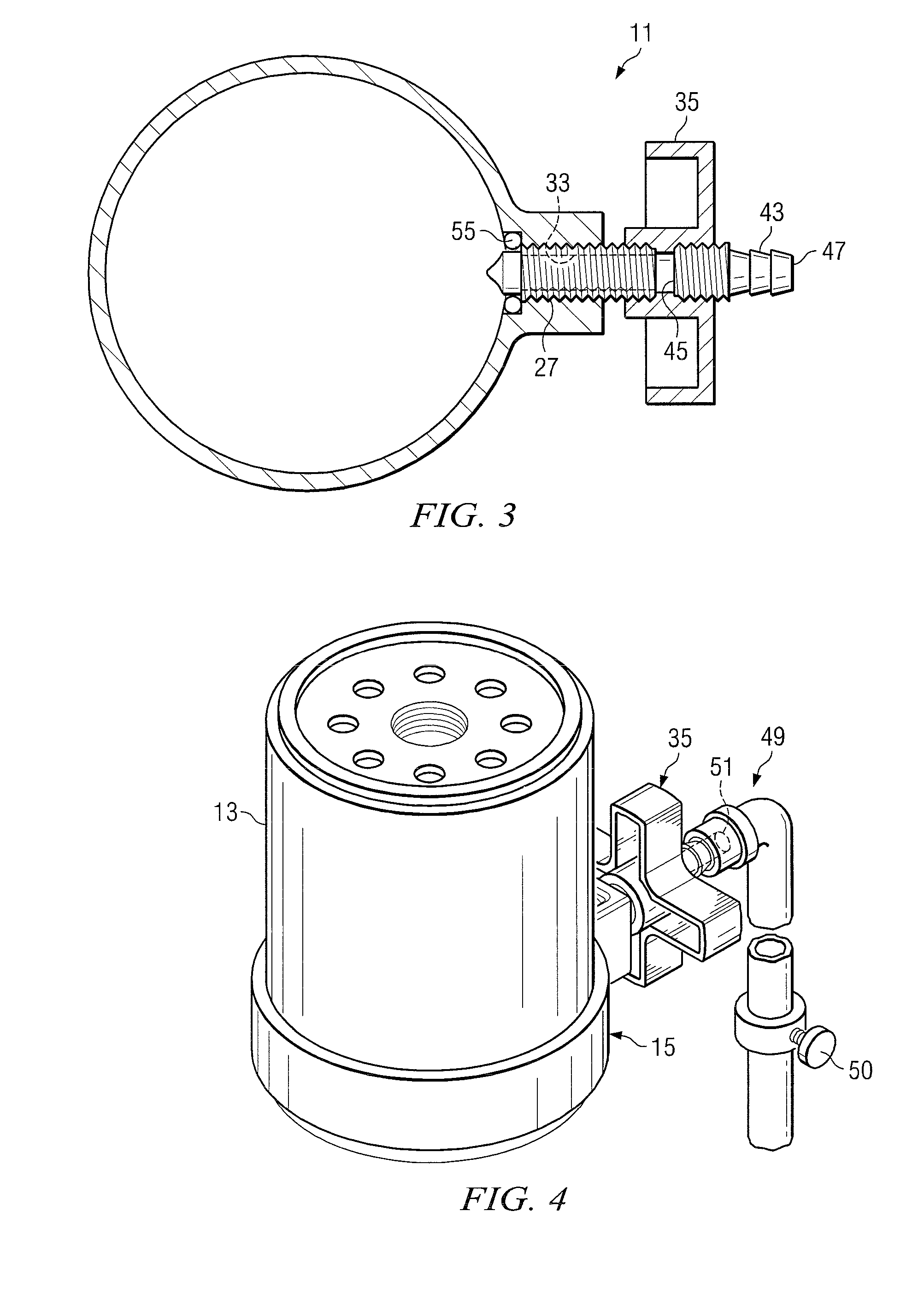 Oil filter drain tool