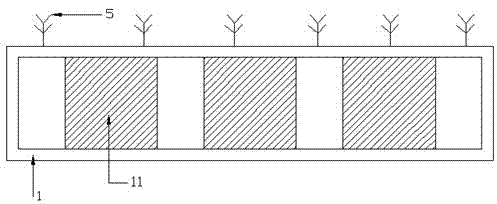Compound deep purification ecological floating bed with external carbon source and purification treatment method thereof