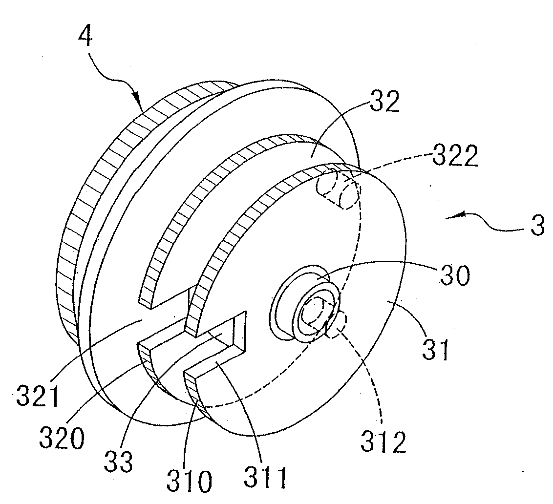 Coded lock with double dial plates