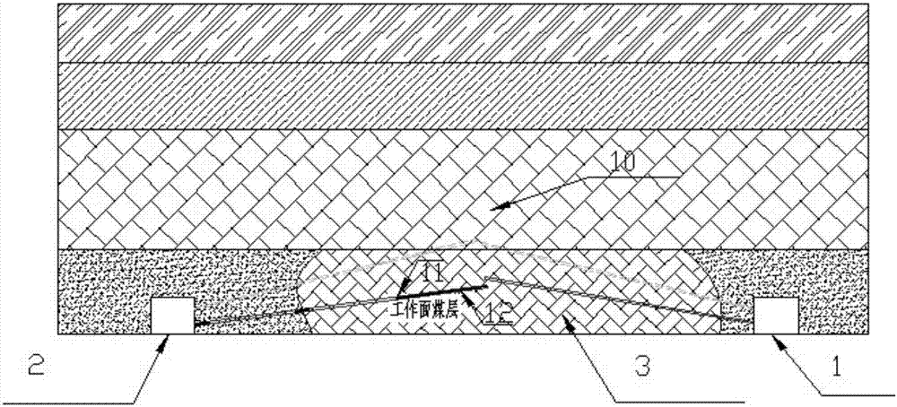 High-pressure two-alley pre-grouting method for super deep hole of large geologic structure crack coal-rock mass