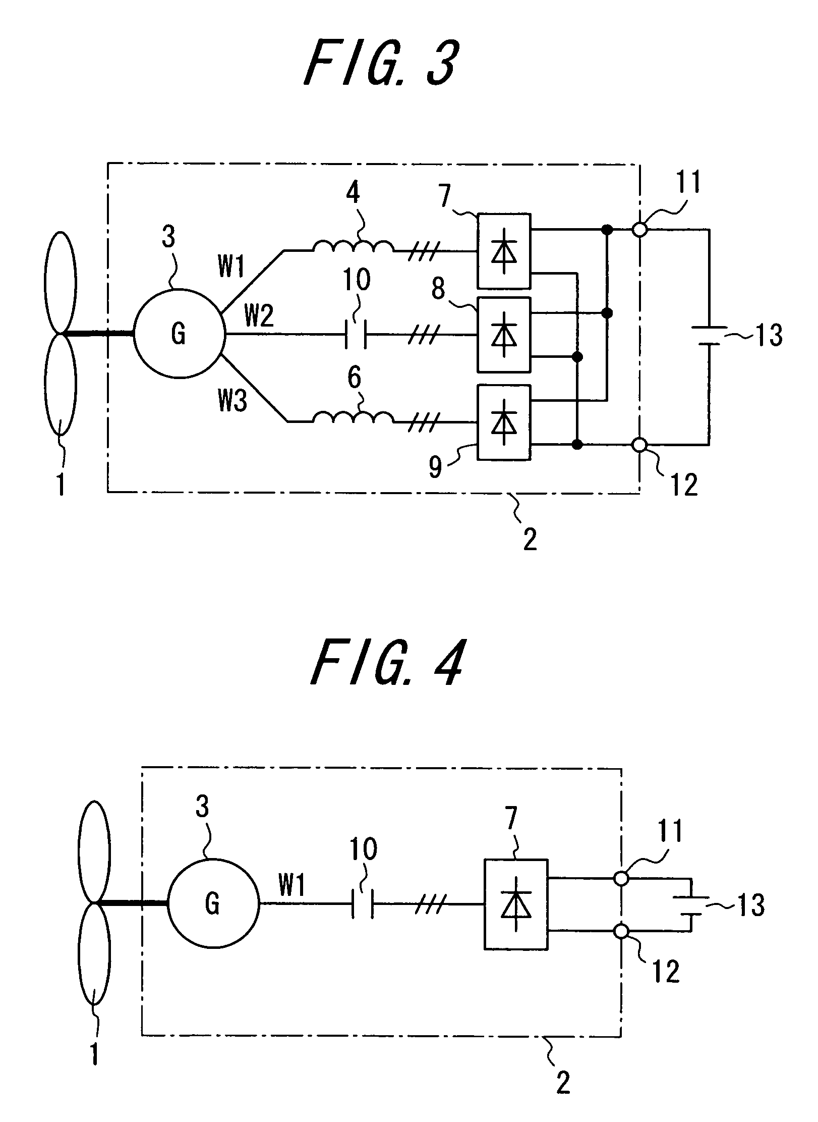 Main circuit of electric power generating apparatus for dispersed power supply