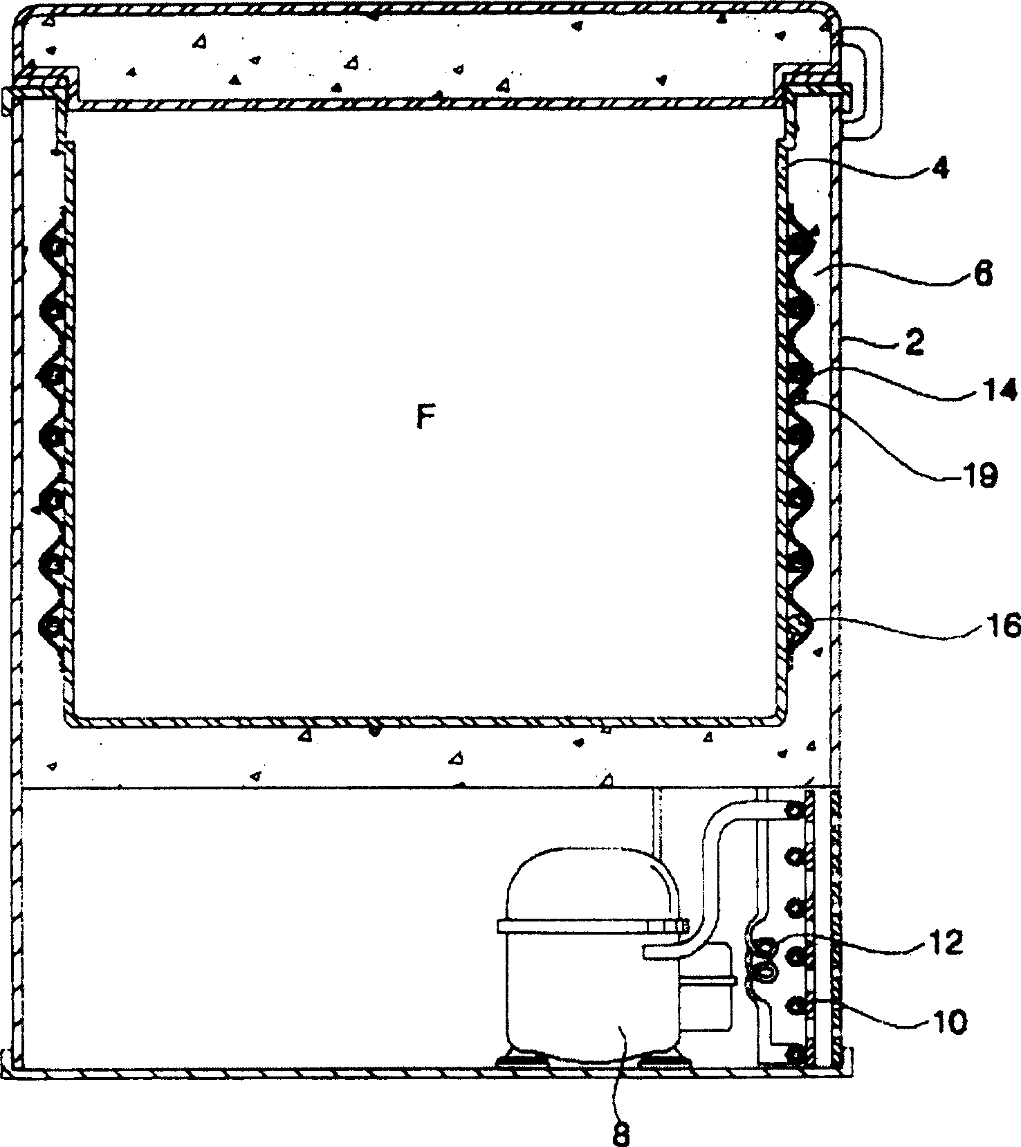 Installing method for refrigerator and its temperature sensor