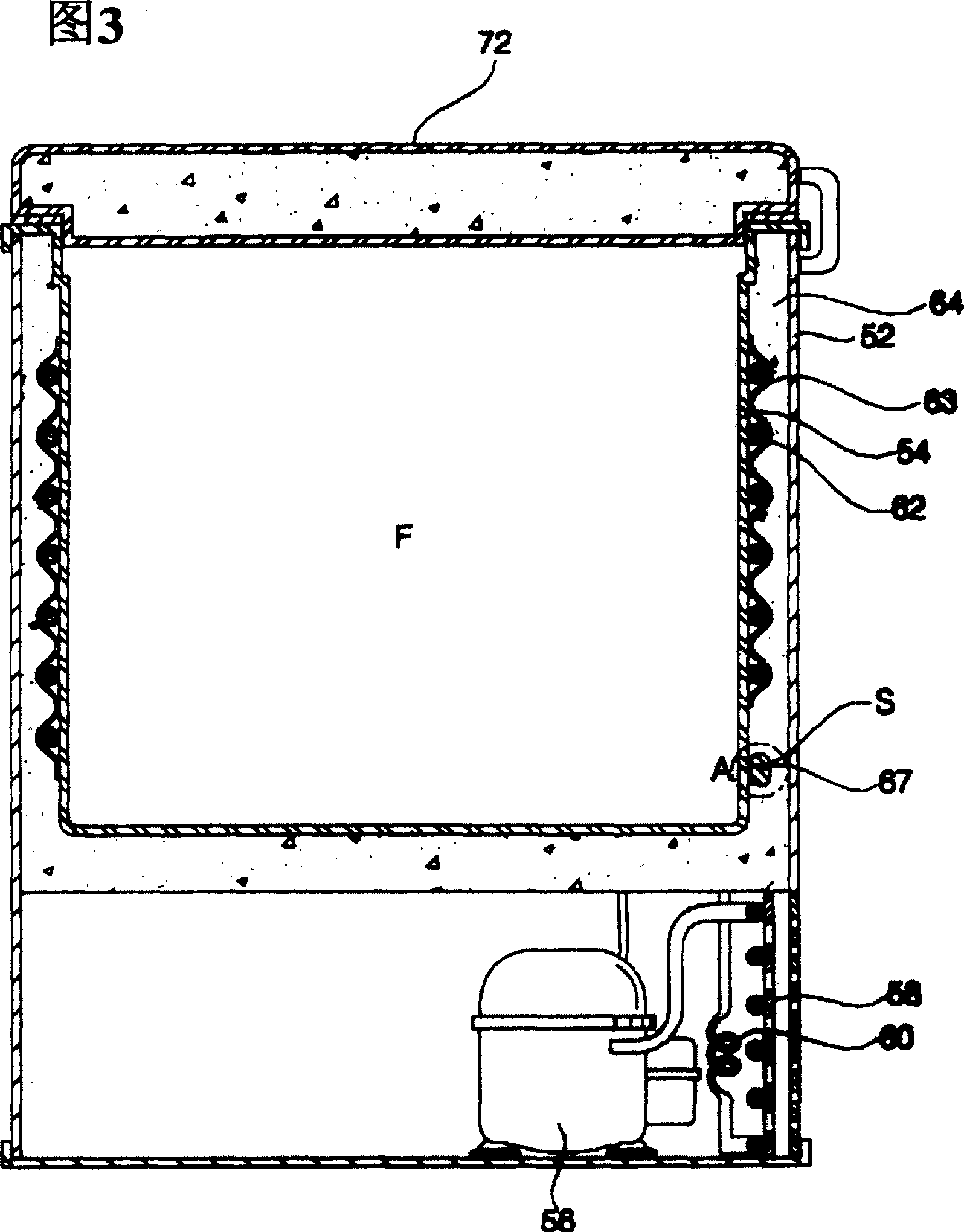 Installing method for refrigerator and its temperature sensor