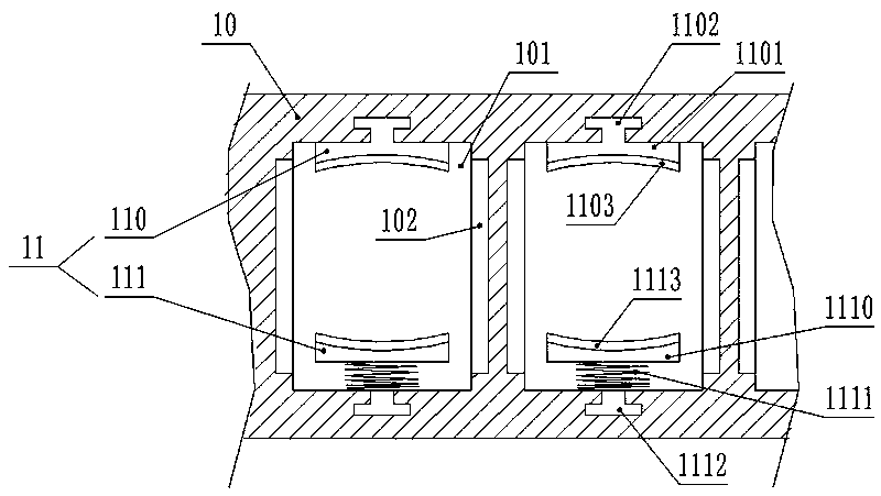 New energy vehicle shock-absorbing battery box