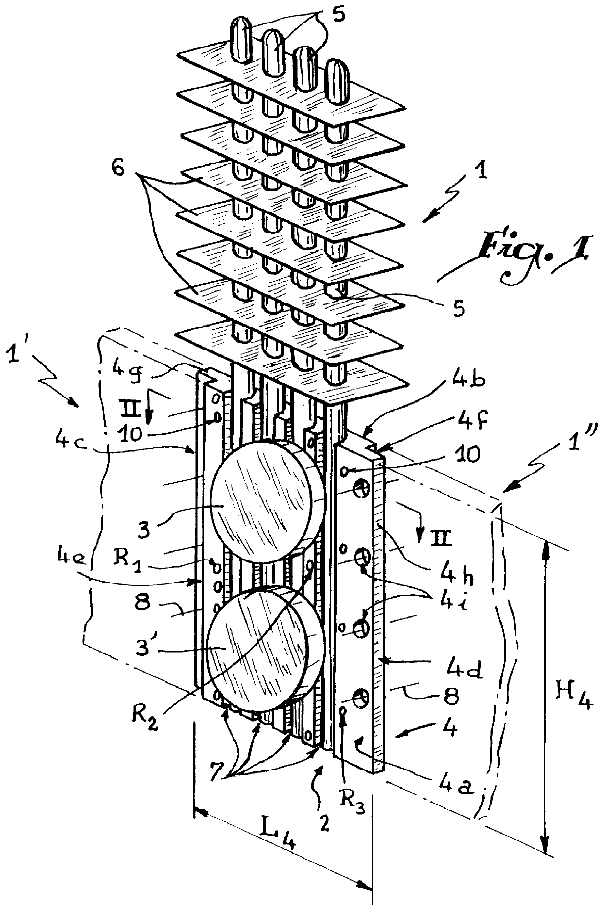 Two-phase or mono-phase heat exchanger for electronic power component