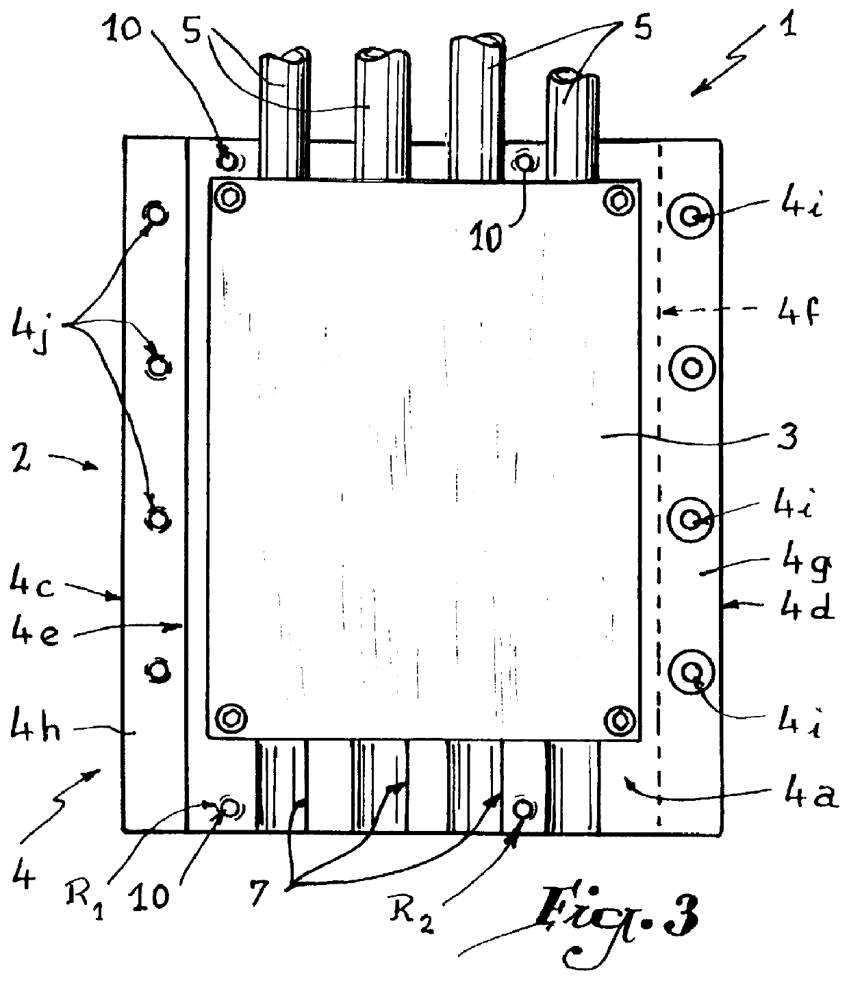 Two-phase or mono-phase heat exchanger for electronic power component