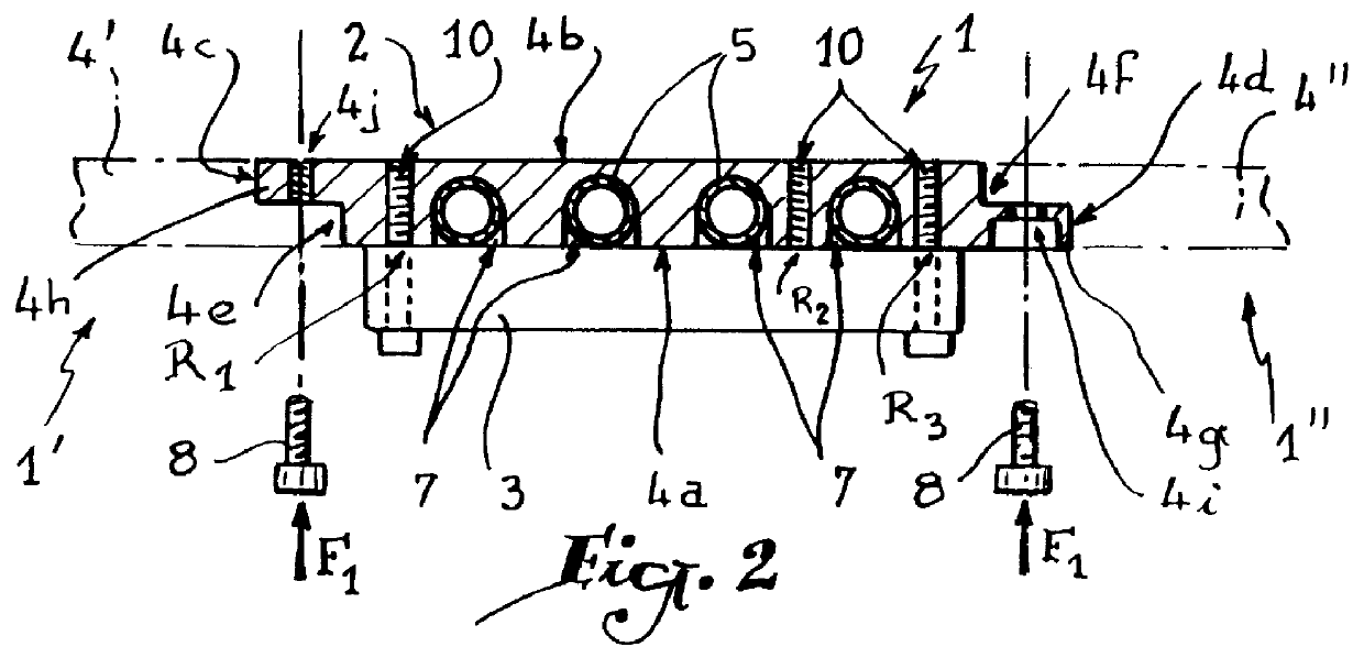 Two-phase or mono-phase heat exchanger for electronic power component