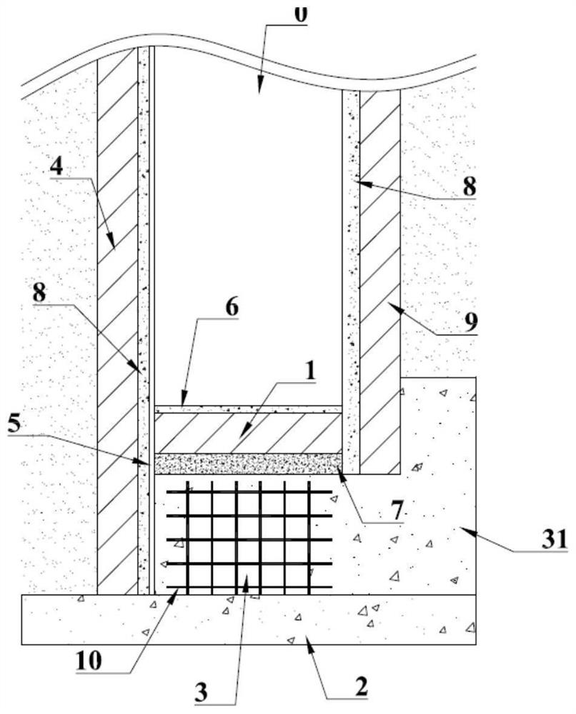 Building boundary beam frost heaving prevention structure and construction method thereof