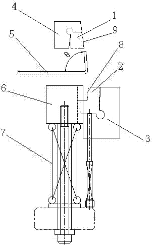 Fast molding mechanism for negative angle of die processing product