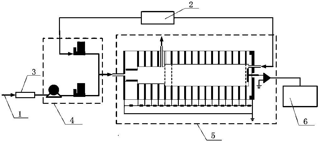 Real-time monitoring method for oxygen in fruit and vegetable storage environment