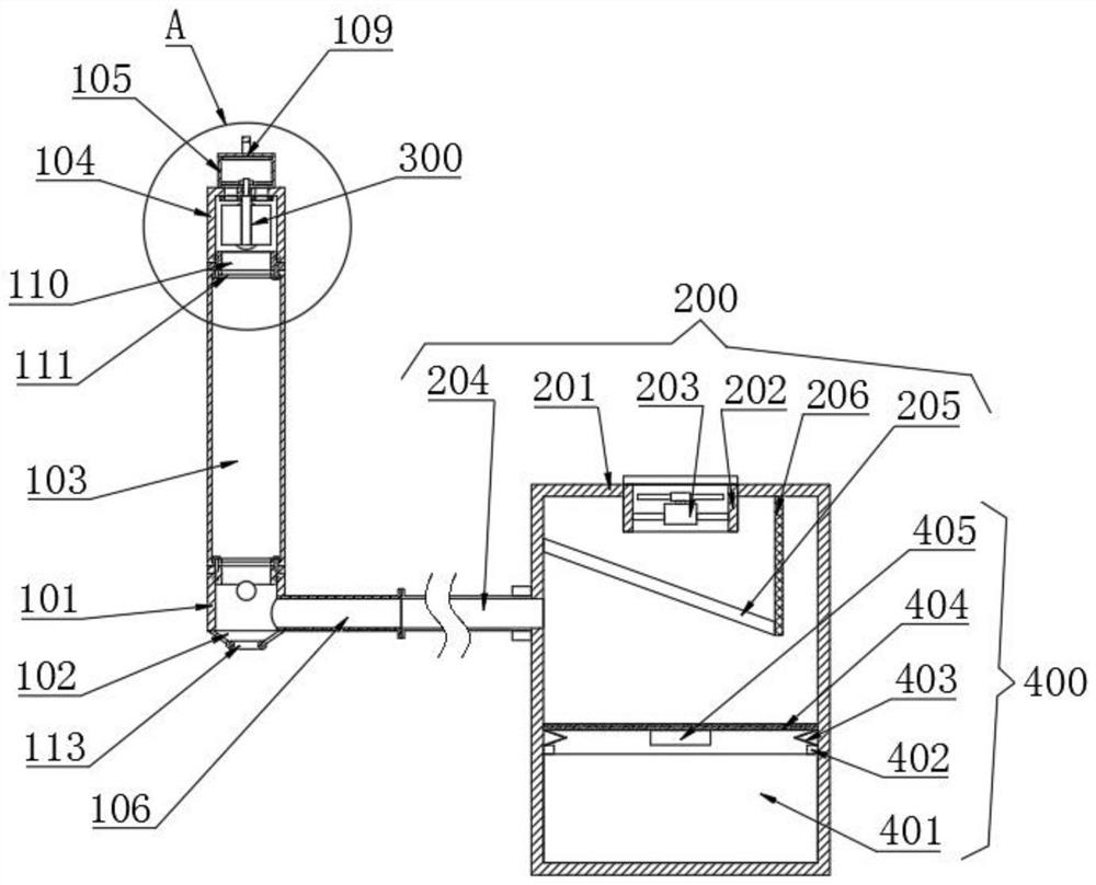 Auxiliary pollination device for plum tree