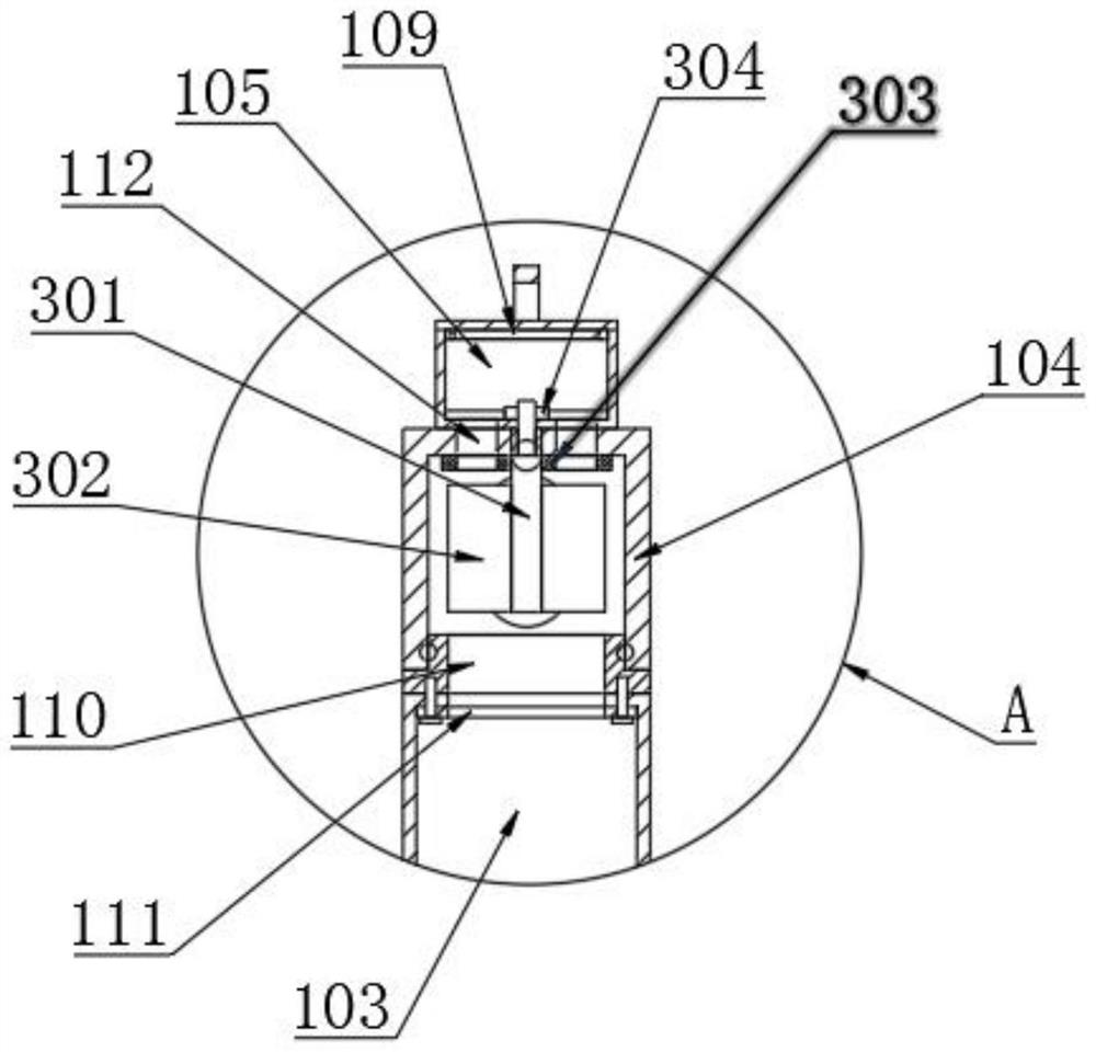 Auxiliary pollination device for plum tree