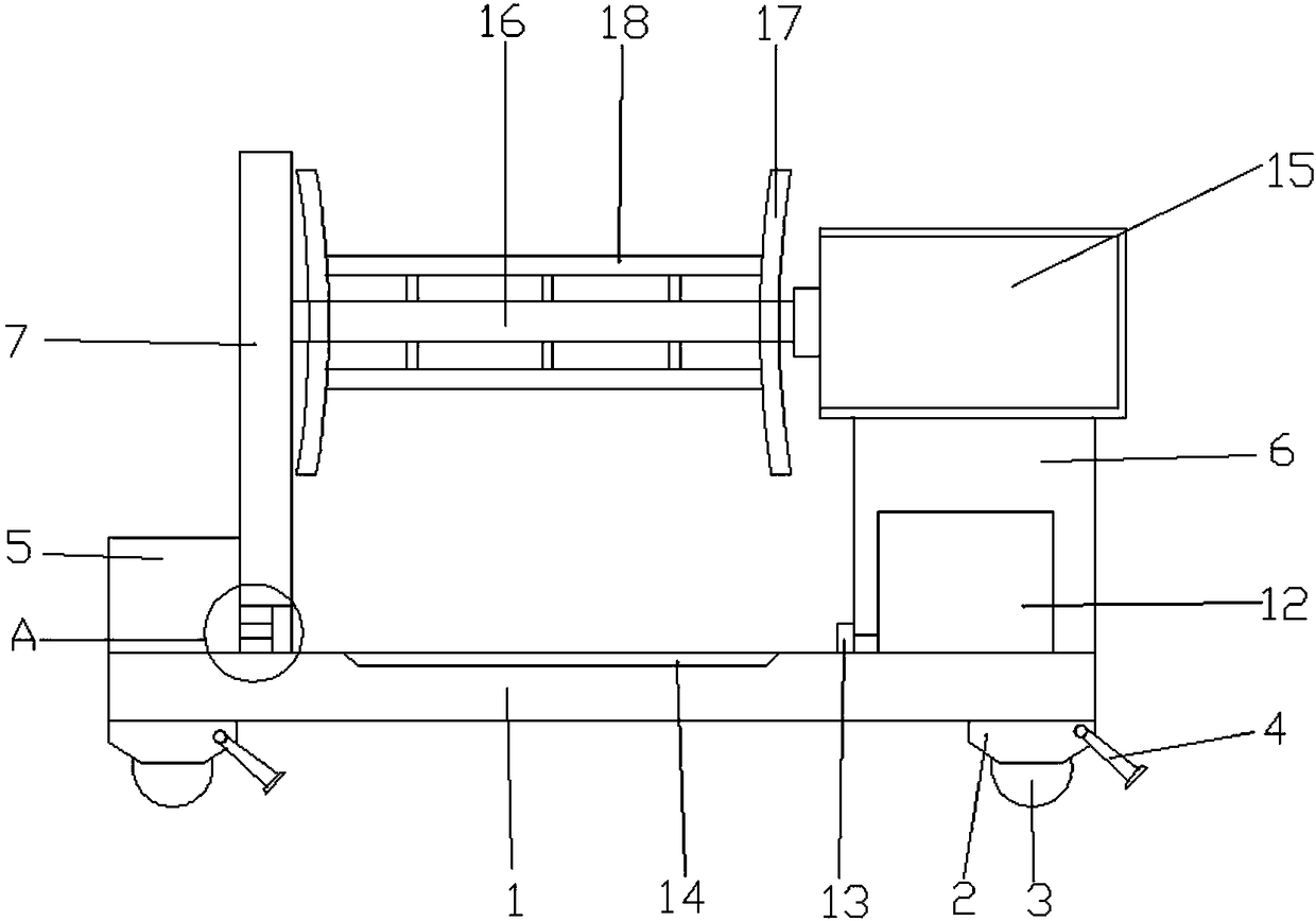 Textile winding device