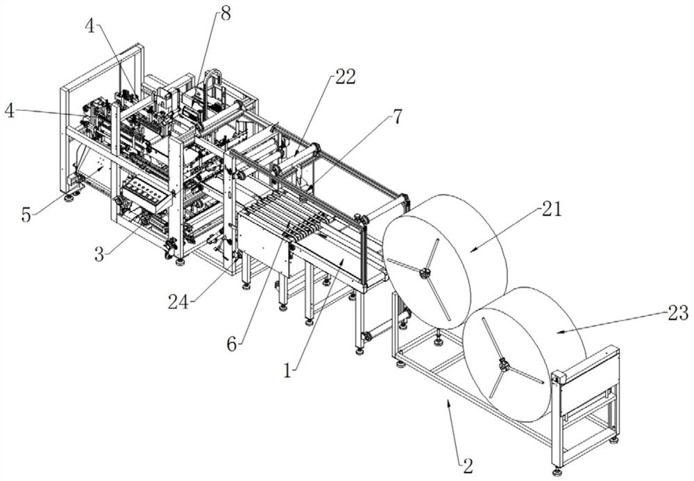 Express package air bubble film packaging equipment