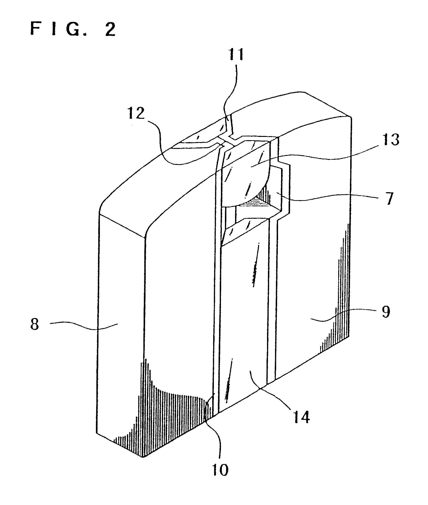 Glass composition, sealing glass for magnetic head and magnetic head using the same