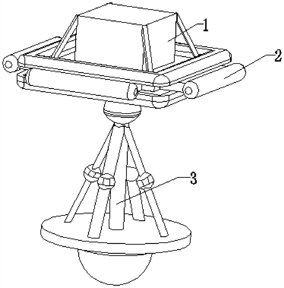 Floating type ocean tide level forecasting electronic device