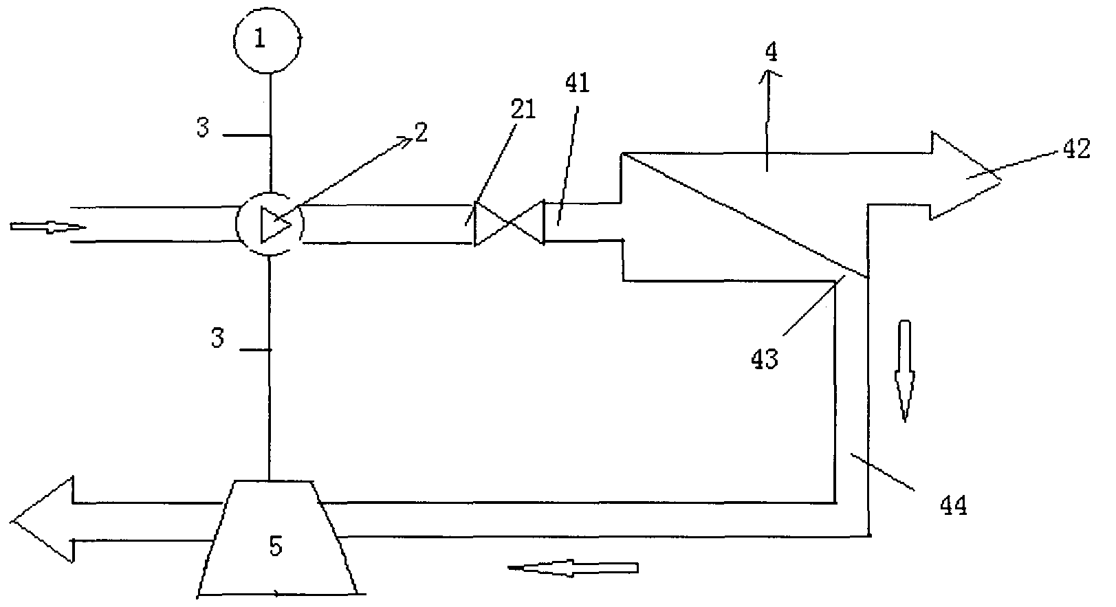Electromechanical integration type turbine type energy recycling device assembly