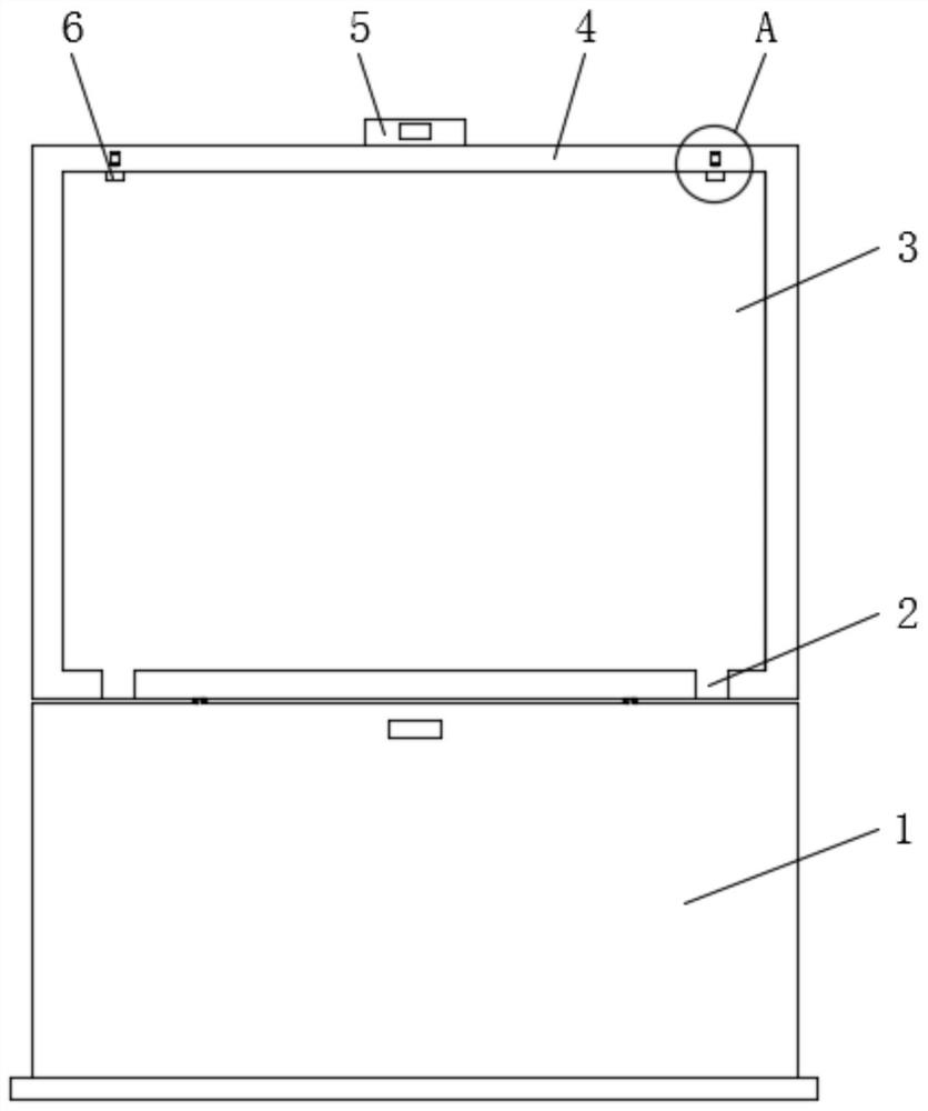 Visual display method for operation state of enterprise clothes