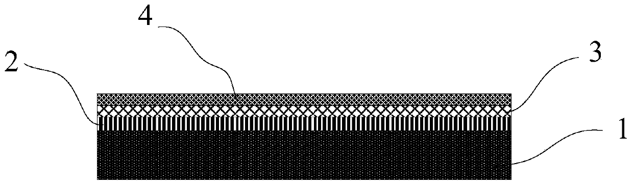 Composite single crystal piezoelectric substrate film and preparation method thereof