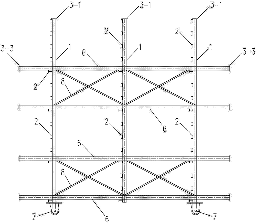 Construction method for locating bracket of tunnel anchorage prestressed system