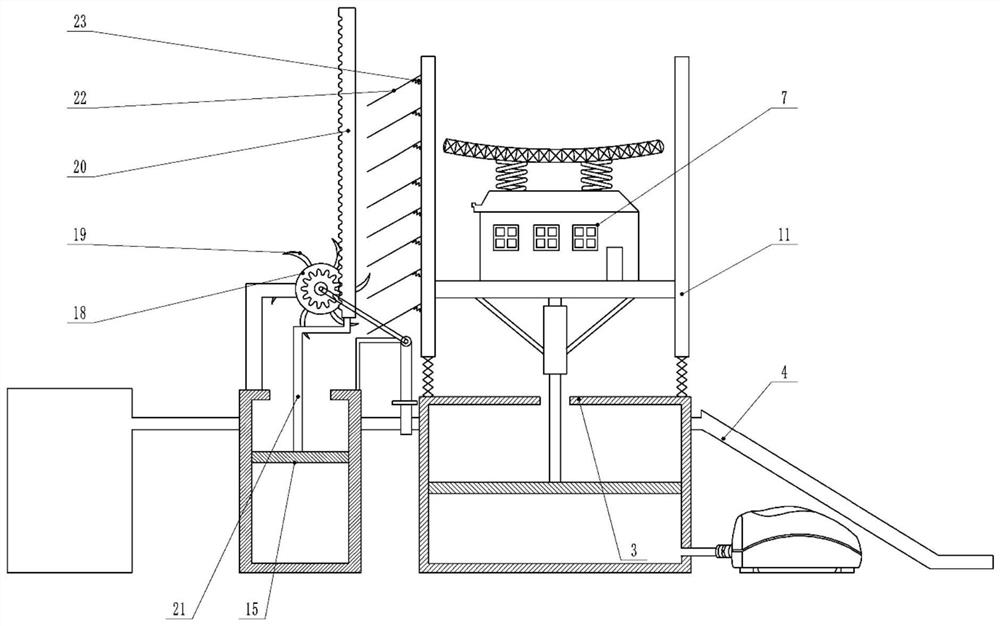 Safety anti-falling device for building construction