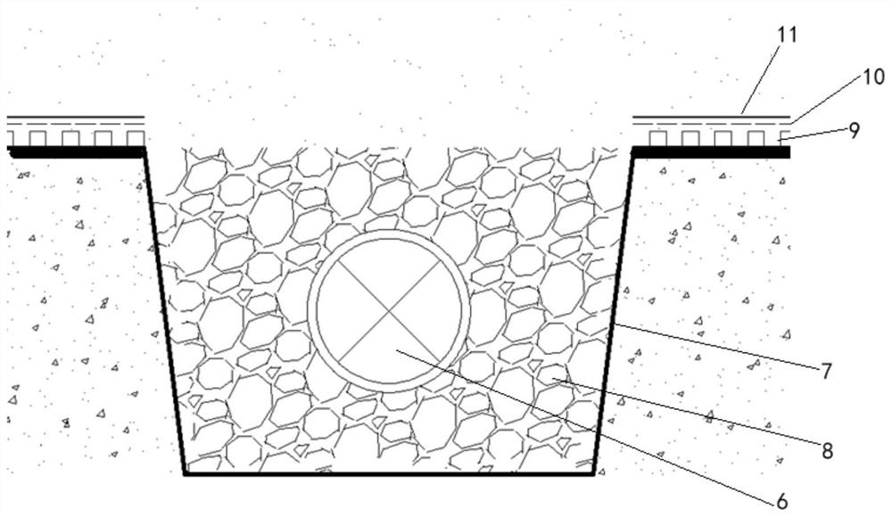 Desalting structure and desalting method for improving saline-alkali soil