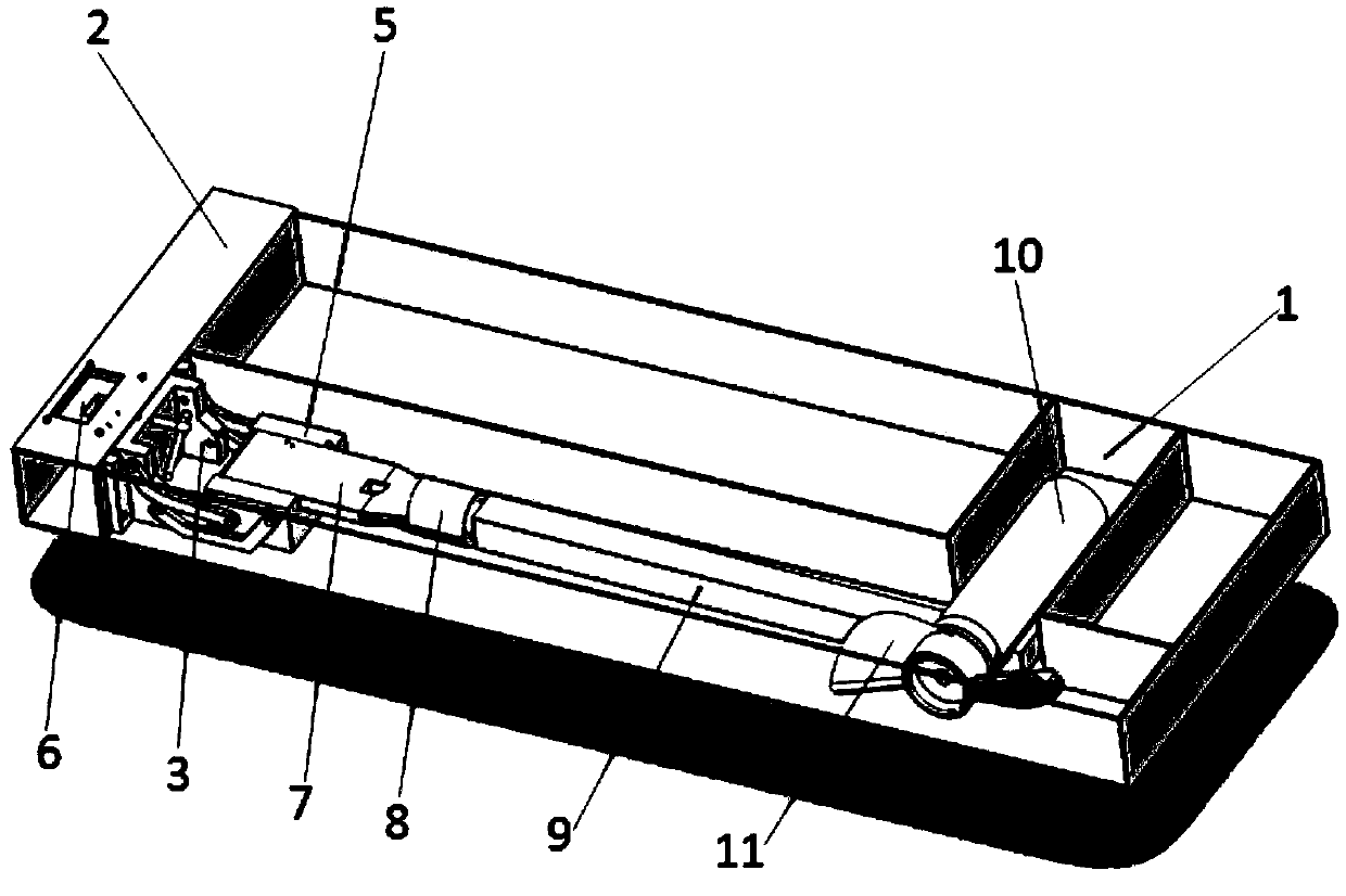 Folding propeller for above-water platform