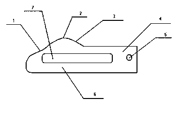 Convex electric intelligent lock