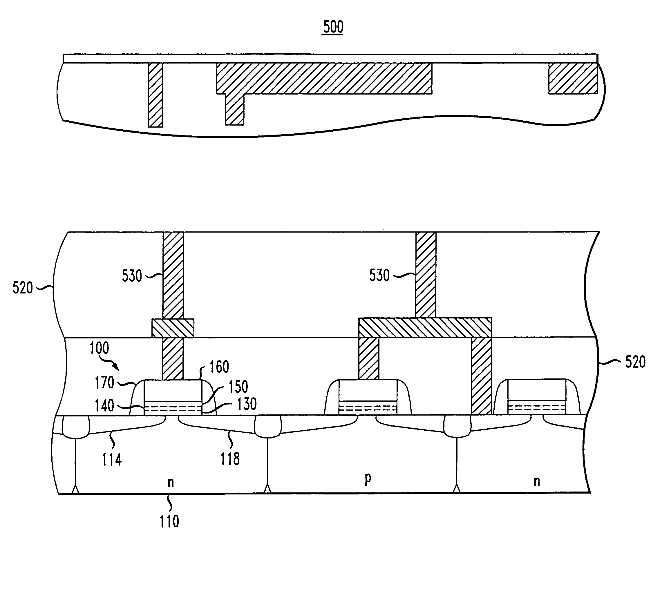 Gate dielectric structure for reducing boron penetration and current leakage