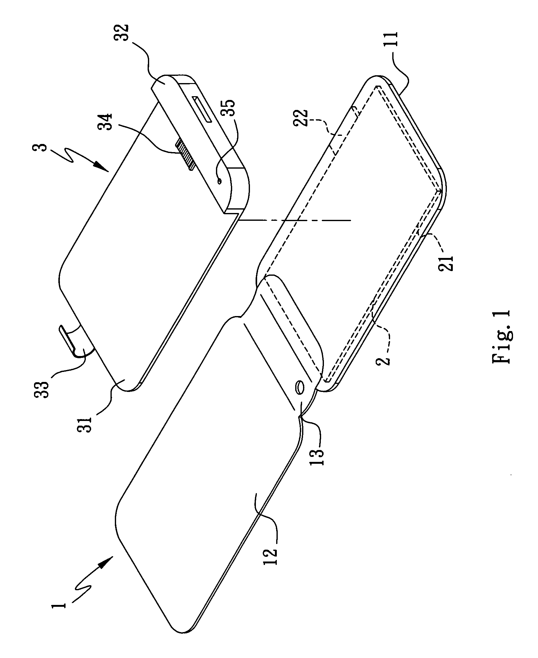 Protective Cover With Power Supply Unit For Portable Electronic Device