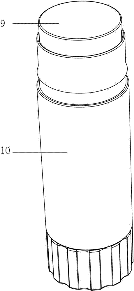 Solid rubber cylinder capable of assisting in viscidity recovering