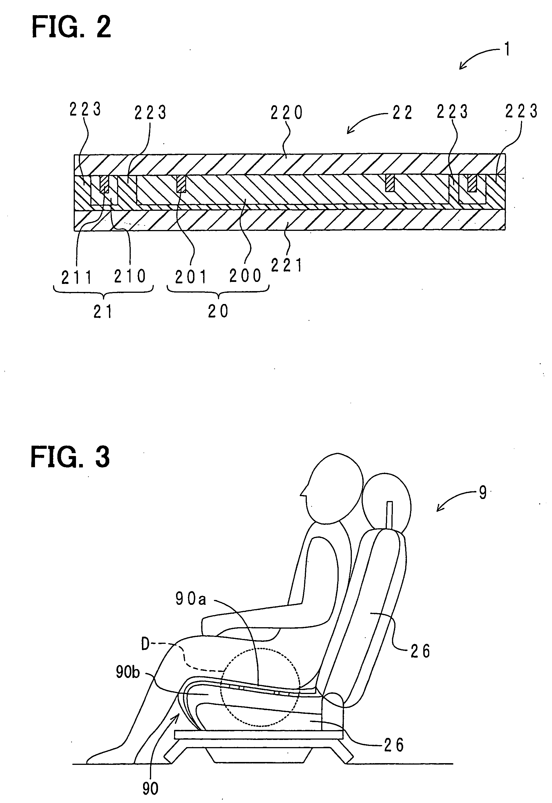 Capacitance type sensor and occupant detection system having the same