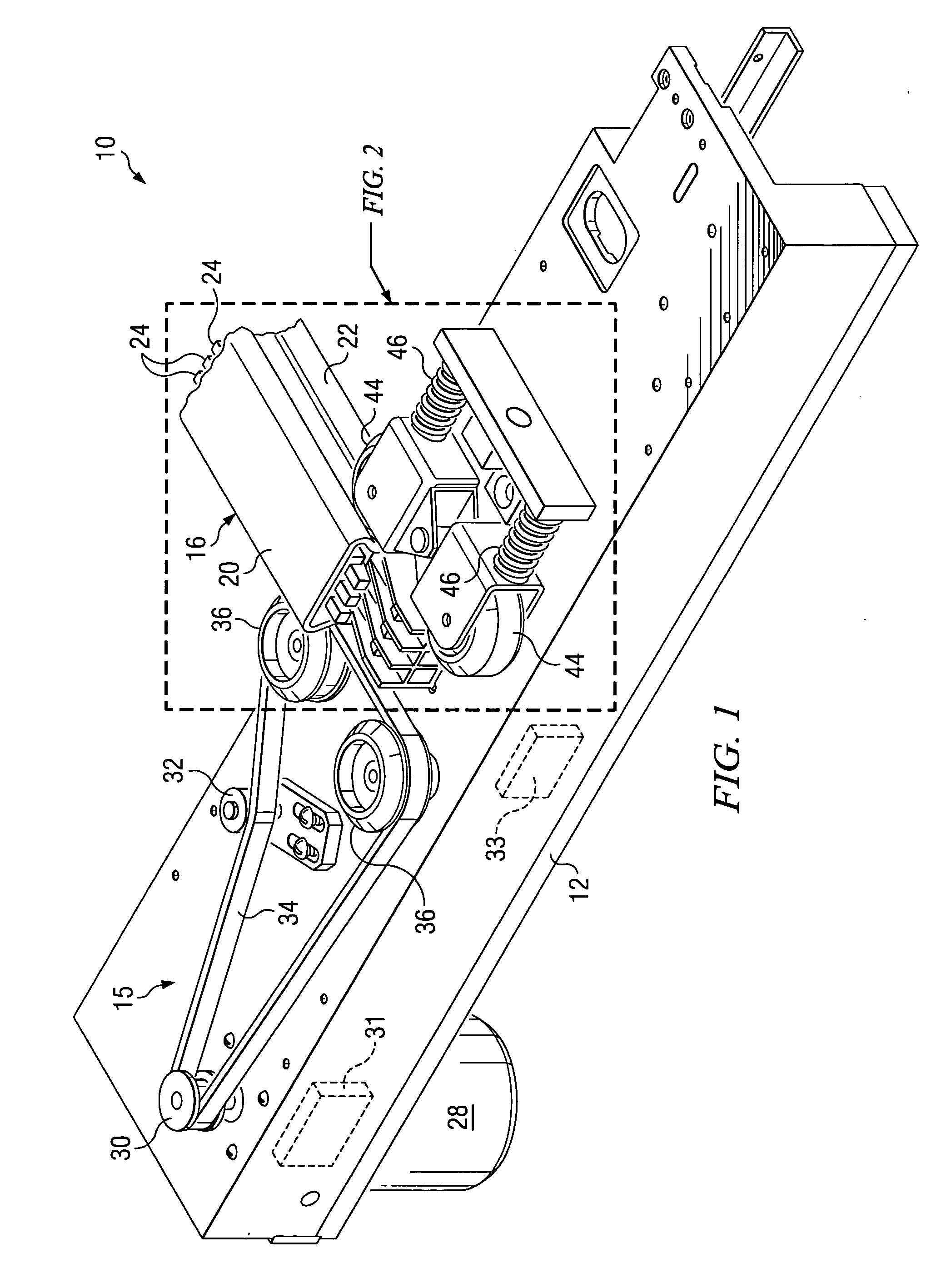 System and apparatus for driving a track mounted robot
