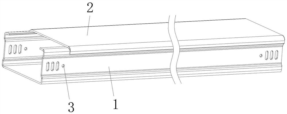 Novel magnesium alloy plate material cable bridge