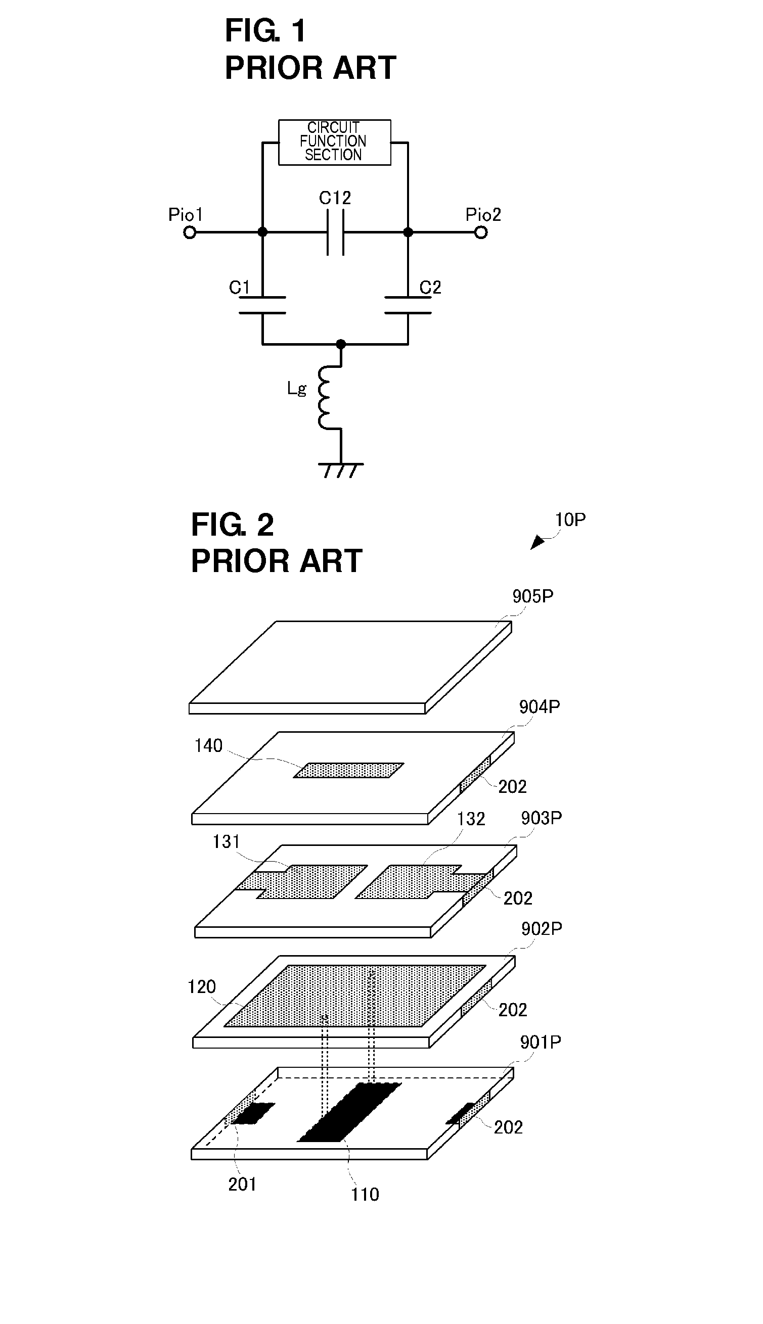 High-frequency laminated component and laminated high-frequency filter