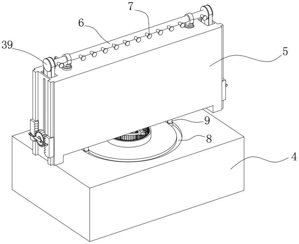 Construction dust removal device for house building and use method of construction dust removal device