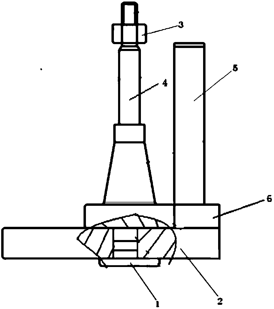 Nonstandard guide blade machining device and machining method