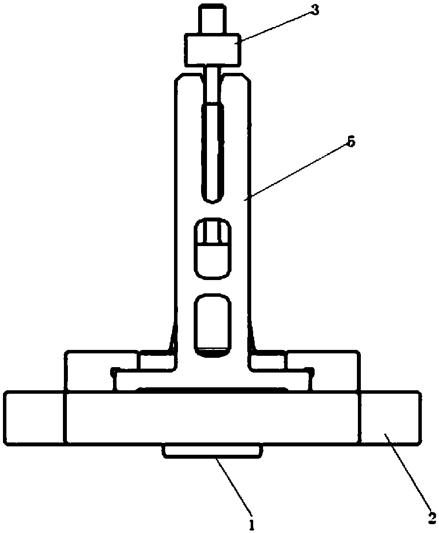 Nonstandard guide blade machining device and machining method