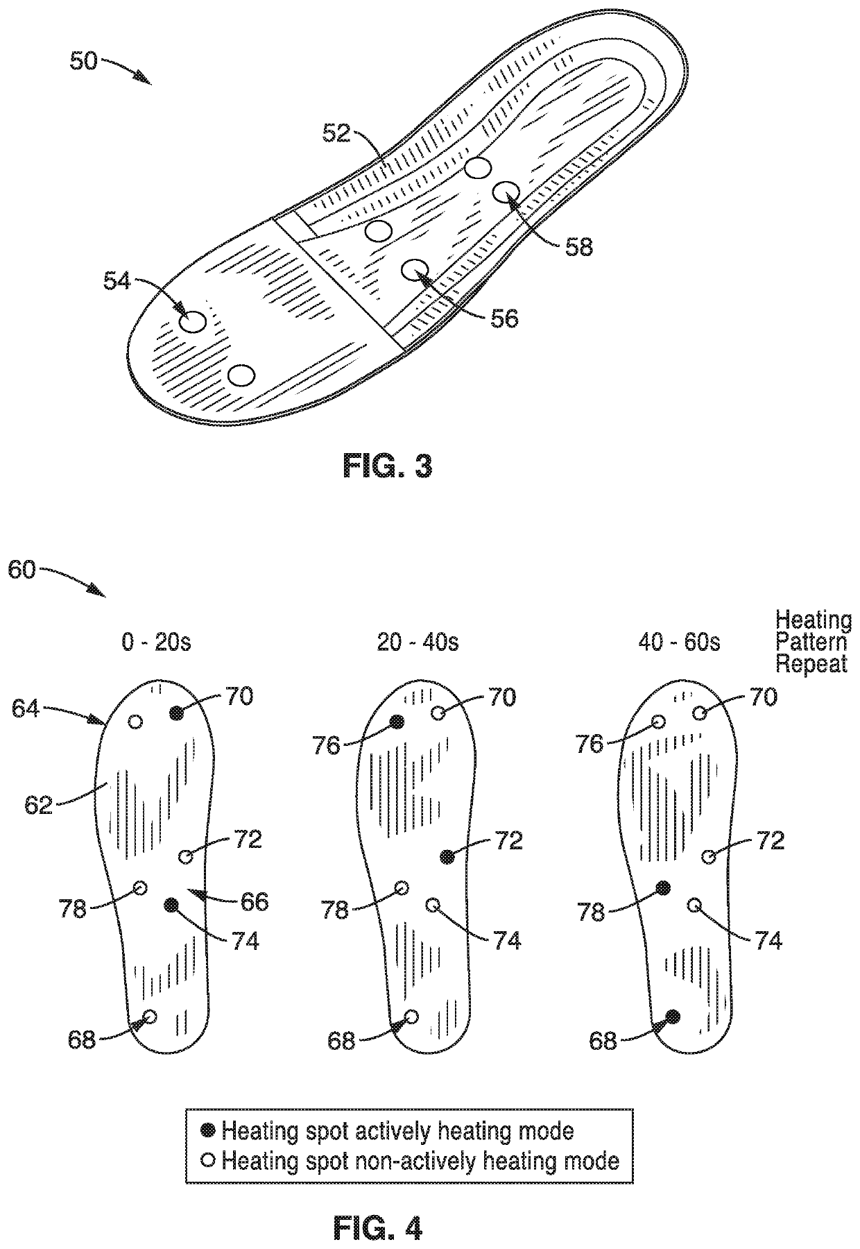 Two-point and multiple-point spot heating and cooling