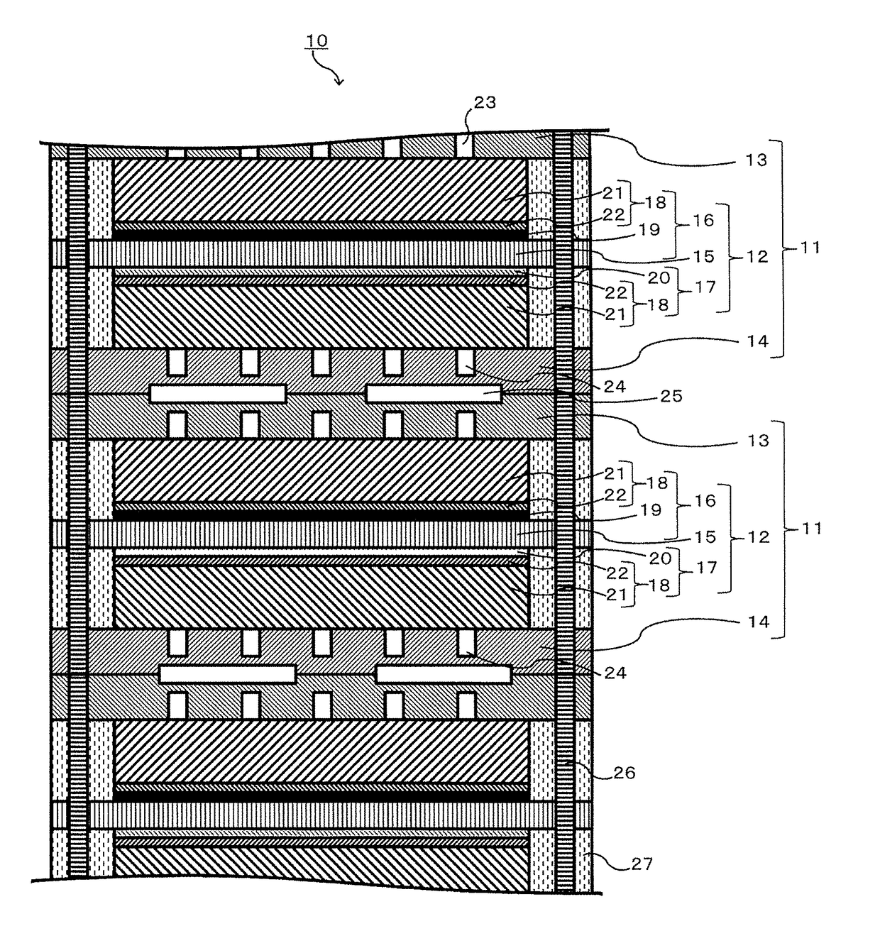 Cell, fuel cell stack, fuel cell system, and membrane electrode assembly