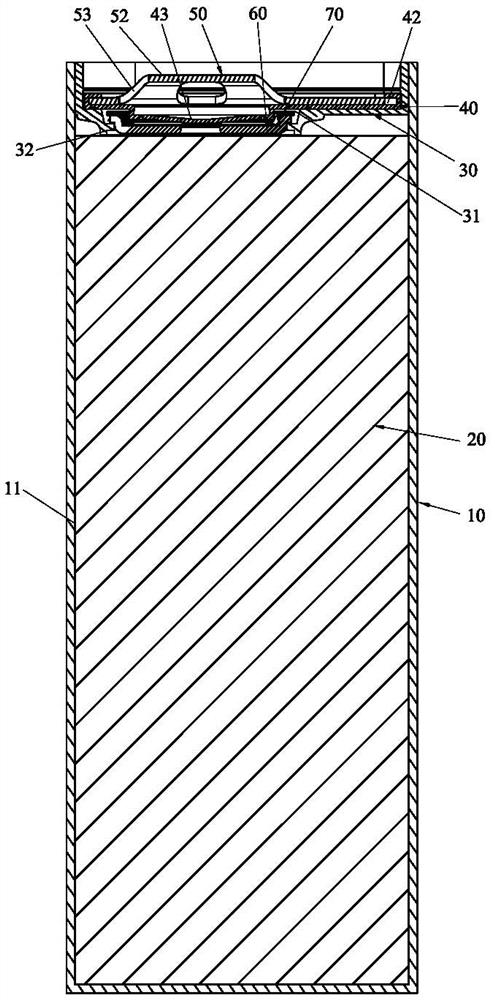 Triangular new energy power battery structure and manufacturing method thereof