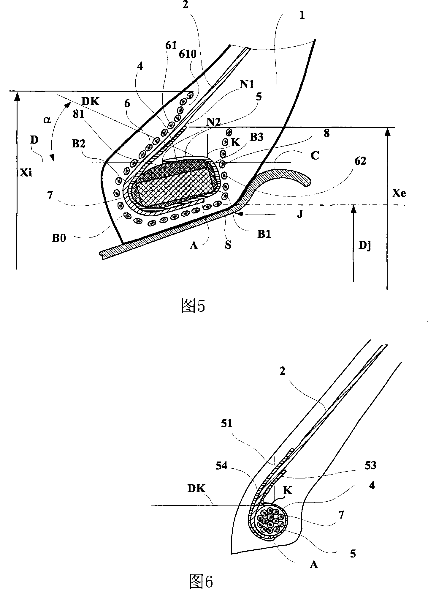 Tyre bead structure